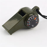 New Black Whistle Compass