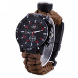 Camping Survival Bracelet Watch