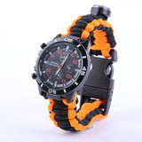 Camping Survival Bracelet Watch