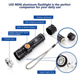 Portable Light Rechargeable Flashlight