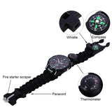 Camping Survival Bracelet Watch