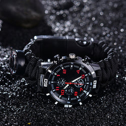 Camping Survival Bracelet Watch