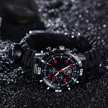 Camping Survival Bracelet Watch