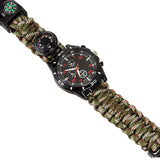 Camping Survival Bracelet Watch